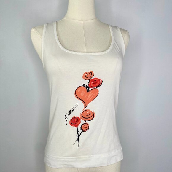 Gattinoni Jeans - White rose t-shirt - Picture 3 of 7